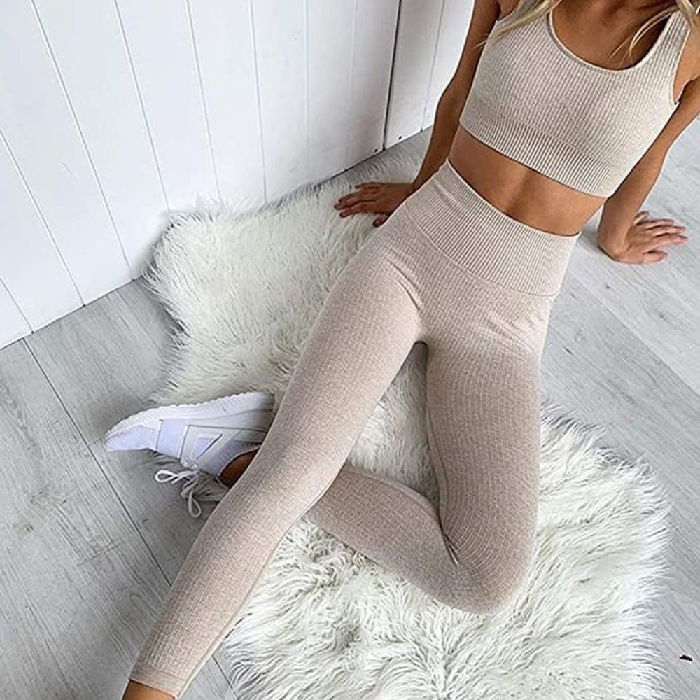 Olchee 2 Piece High-Waisted Activewear Set